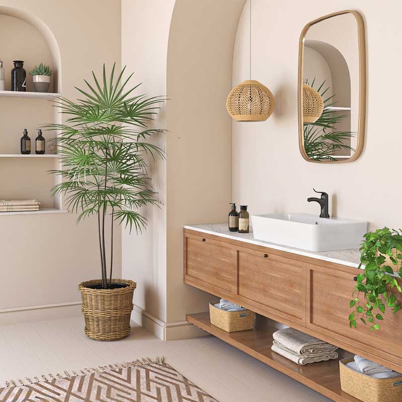  روشویی روکابینتی چینی کرد مدل فیتونیا 70 سفید 