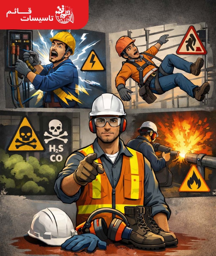 خطاهای مرگبار در کارهای تاسیساتی | جلوگیری از حادثه 