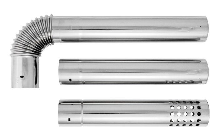 مجموعه دودکش استیل قطر 6 سانتیمتر بیتا