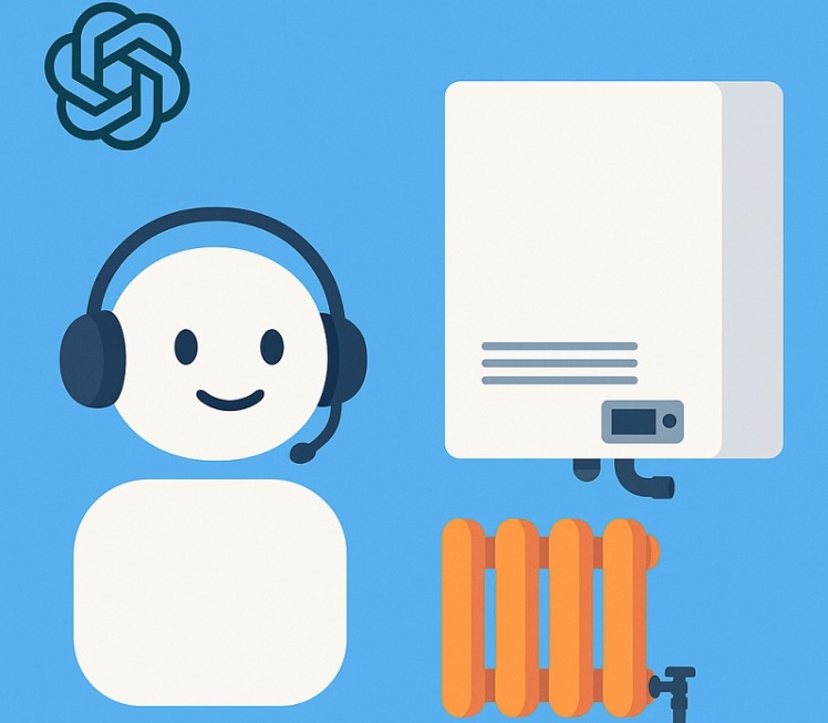 چت جی‌پی‌تی مشاور انتخاب پکیج شوفاژ دیواری و رادیاتور مناسب در گیلان