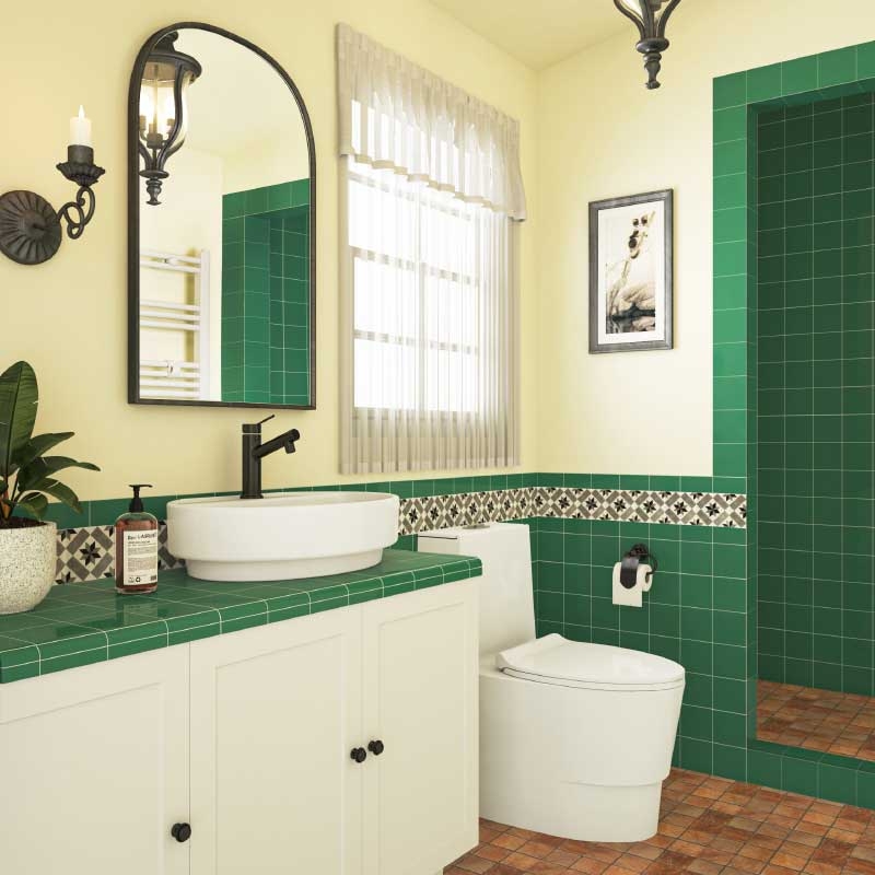  روشویی روکابینتی چینی کرد مدل هلنا 53 